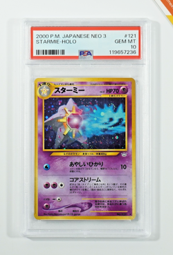 Pokemon PSA 10 Starmie #121 Neo Revelation 2000 Japanese - Image 1