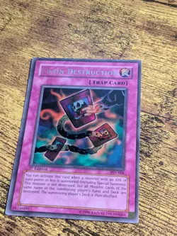 Yugioh Chain Destruction PSV-006 LP 1st Edition Ultra Rare - Image 2