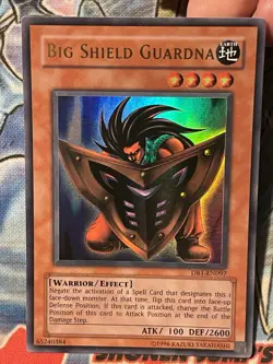 Big Shield Gardna DB1-EN097 Ultra Rare Dark Beginning 1 LP Yugioh - Image 1