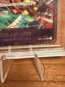 BGS 10 One Piece Roronoa Zoro OP01-025 Flagship Battle Winner - Image 4