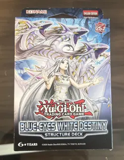 YUGIOH 1ST ED BLUE-EYES WHITE DESTINY STRUCTURE DECK FACTORY SEALED/NEW - Image 1