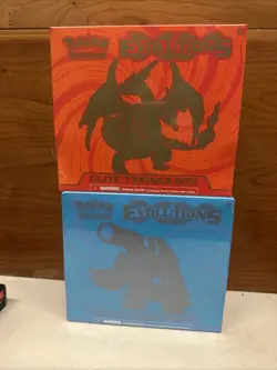 LOT Sealed Pokemon TCG XY Evolutions Elite Trainer Box Charizard Blastoise Set 820650801655 - Image 1