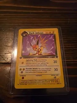 Pokemon TCG Dark Jolteon 38/82 1st Edition Non-Holo Card - Image 1