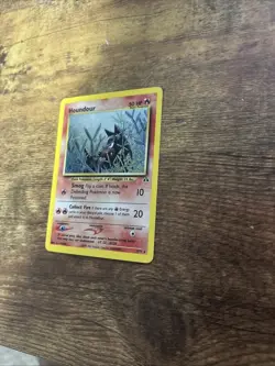 Pokemon TCG Houndour Neo Discovery Holo Rare Card 5/75 Swirl Unlimited - Image 3