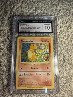 Charmander 001/034 CLC Classic Box Holo Rare Pokemon TCG 2023 - CGC Gem 10 - Image 1
