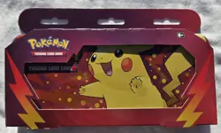 POKEMON BACK TO SCHOOL PENCIL CASE TIN TRADING CARD GAME FACTORY SEALED 2022 - Image 1