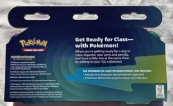 POKEMON BACK TO SCHOOL PENCIL CASE TIN TRADING CARD GAME FACTORY SEALED 2022 - Image 2