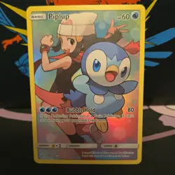 Pokemon TCG Piplup 60 HP Common Regular Dark Explorers 27/108 Card - Image 1