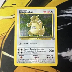 Pokemon TCG Kangaskhan 5/64 Jungle Holo Rare Card Unlimited MP - Image 1