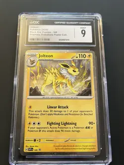 Pokemon TCG Jolteon - #169 (Cosmo Holo) - SV: Scarlet & Violet Promo Card - Image 1