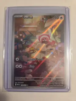 Pokemon TCG Stufful Illustration Rare Card 154/132 Mega Evolution NM - Image 1