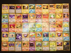 Pokemon - Assorted Japanese Vintage Old Back Bulk Bundle HP-Dmg 90 Cards Rares - Image 2