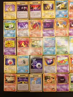 Pokemon - Assorted Japanese Vintage Old Back Bulk Bundle HP-Dmg 90 Cards Rares - Image 3