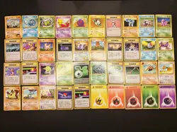 Pokemon - Assorted Japanese Vintage Old Back Bulk Bundle HP-Dmg 90 Cards Rares - Image 5