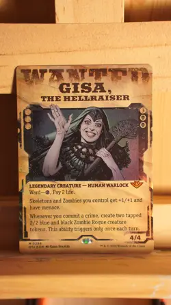 Gisa The Hellraiser - Showcase - Foil - NM - Outlaws of Thunder Junction - MTG - Image 1