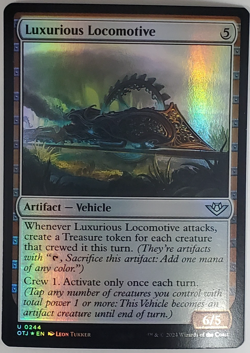 Luxurious Locomotive - Outlaws of Thunder Junction - NM Foil - Image 1