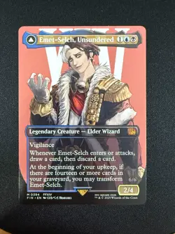 Emet-Selch, Unsundered (BORDERLESS) - Final Fantasy (MTG) NM - Image 1