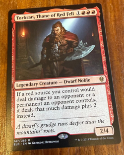Torbran, Thane of Red Fell ~ Throne of Eldraine [ NearMint ] [ Magic MTG ] - Image 1