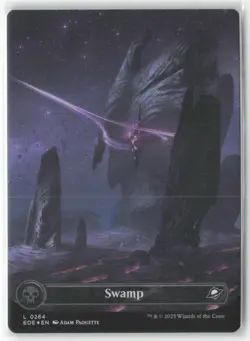 Swamp (0264) (Borderless) L Edge of Eternities 264 NM - Image 1
