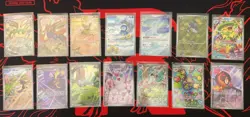 Pokemon TCG Phantasmal Flames Illustration Rares Set NM + ETB Promo All 13 IRs - Image 1