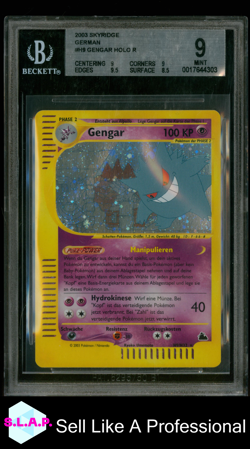 GENGAR HOLO R 2003 POKEMON-E SKYRIDGE GERMAN H9 BGS 9 - Image 1