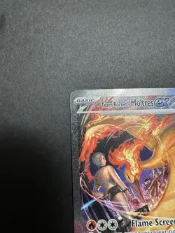 Pokemon TCG Team Rockets Moltres EX SIR HP See Pictures - Image 2