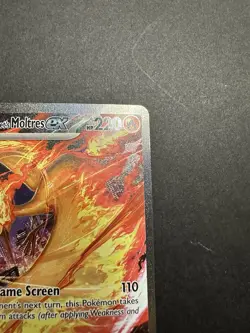 Pokemon TCG Team Rockets Moltres EX SIR HP See Pictures - Image 3