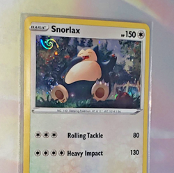 Pokemon TCG - Snorlax Cosmos Holo Promo 140/202 with HD Galaxy Swirl - Image 1