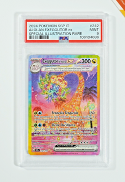 Pokemon PSA 9 Alolan Exeggutor Ex #242 SSP Specia Illustration Rare Italiano - Image 1