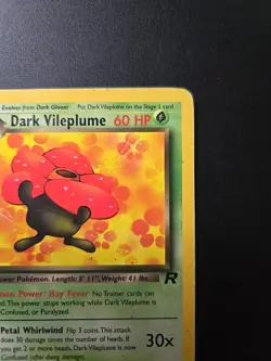 Dark Vileplume [1st Edition] #30 Pokemon Team Rocket HP - Image 2