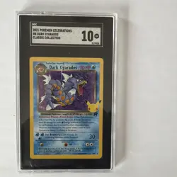 2021 Pokemon Celebrations Classic Collection #8 Dark Gyarados KSA 10 Gem Mint - Image 1