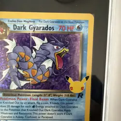 2021 Pokemon Celebrations Classic Collection #8 Dark Gyarados KSA 10 Gem Mint - Image 3