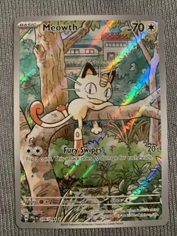 Meowth 106/094 - IR - Phantasmal Flames PFL Mega Evolution - Pokemon NM/M - Image 1
