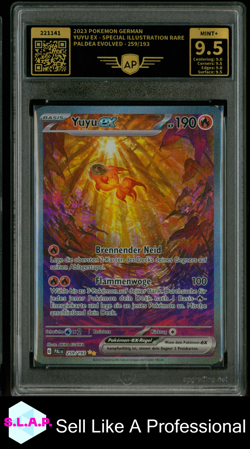 YUYU EX NINTENDO 259 2023 PALDEA EVOLVED SIR DEUTSCH AP 9,5 - Image 1