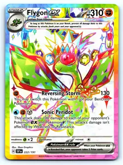 Flygon ex Ultra Rare #222/191 Surging Sparks Pokemon TCG - Image 1