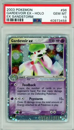 2003 Pokemon Sandstorm Gardevoir ex Holo #96 PSA 10 Gem Mint - Image 1