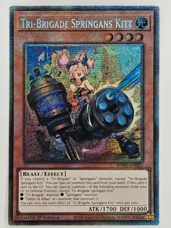Yu Gi Oh - BPRO-EN025 Tri-Brigade Springans Kitt - Starlight Rare - Image 1