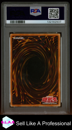 GAIA FIERCE KNIGHT 1ST EDI-ASIA-EN YU-GI-OH! BLUE EYE WHITE DRGN 2002 006 PSA 9 - Image 2