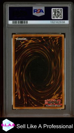 RED-EYES B. DRAGON GER YU-GI-OH! LL OF BLUE EYES WHITE DRAGON 2002 G056 PSA 7 - Image 2