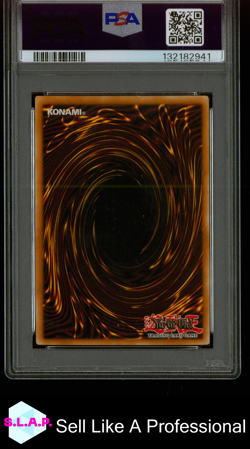 BLUE-EYES WHITE DRGN. YU-GI-OH! STARTER DECK: KAIBA 2002 001 PSA 8 - Image 2