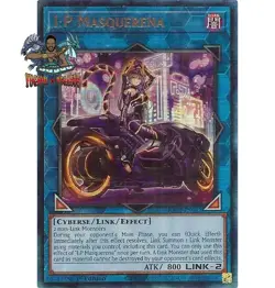Yugioh! 1x I:P Masquerena Alt Art RA02-EN042 Ultimate Rare 1st Ed NM - Image 1