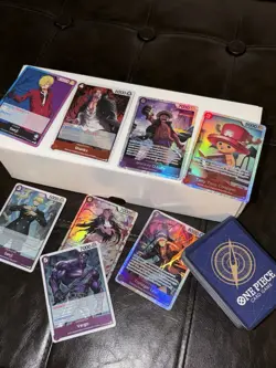 One Piece Cards Bulk Lot TCG Mixed Cards ENG Large Flat Rate Box! - Image 1