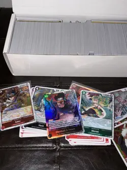 One Piece Cards Bulk Lot TCG Mixed Cards ENG Large Flat Rate Box! - Image 4