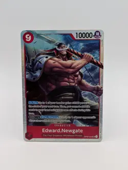 One Piece CCG Paramount War Foil Super Rare OP02-004 Edward Newgate - Image 1