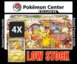 4x Sealed Pokemon center Tohoku Special Box Japanese w/Promo card Pikachu 260 - Image 1