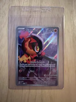 Pokemon Center ETB Phantasmal Flames Charcadet 022 Stamped Promo - Image 1