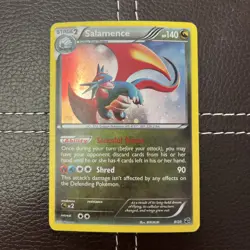 Pokemon TCG - Salamence - 8/20 - Dragon Vault Blister Exclusive - LP Cosmos Holo - Image 1