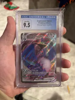 2021 Pokemon Shining Fates 55 Cramorant VMAX CGC 9.5 Mint Full Art Graded TCG - Image 1