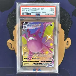 PSA 9 MINT 2021 Pokemon Shining Fates CROBAT VMAX #099 Full Art Shiny Promo - Image 2