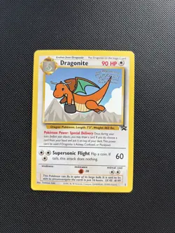 Pokemon Card Black Star Promo Dragonite 5 WB Movie Promo WOTC - Image 1